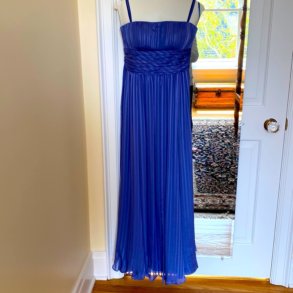 Long strapless gown